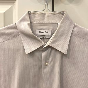 Mens Dress Shirt - Calvin Klein Slim Fit